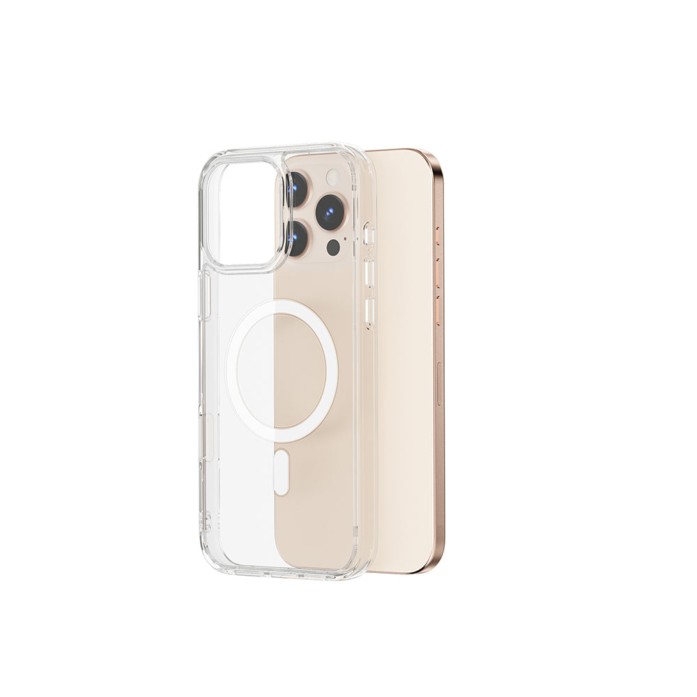 Wiwu MCC-102 iPhone 16 Pro Max Magnetic Crystal Sert PC Telefon Kılıfı Wiwu MCC-102 iPhone 16 Pro Max Magnetic Crystal Sert PC Telefon Kılıfı